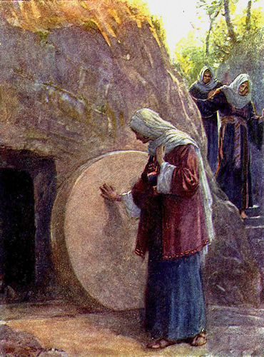 empty-tomb WOMEN AT TOMB