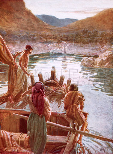 Jesus showing himself to Peter and others by the Sea of Galilee